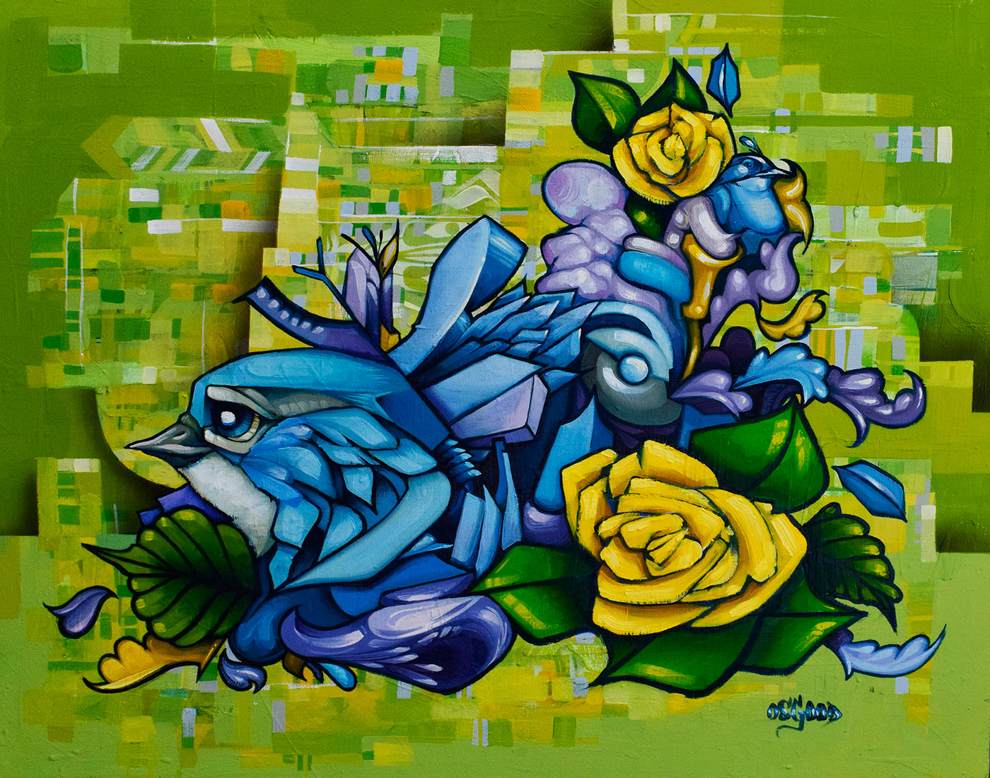 Navigating Harmony & Health Original Painting