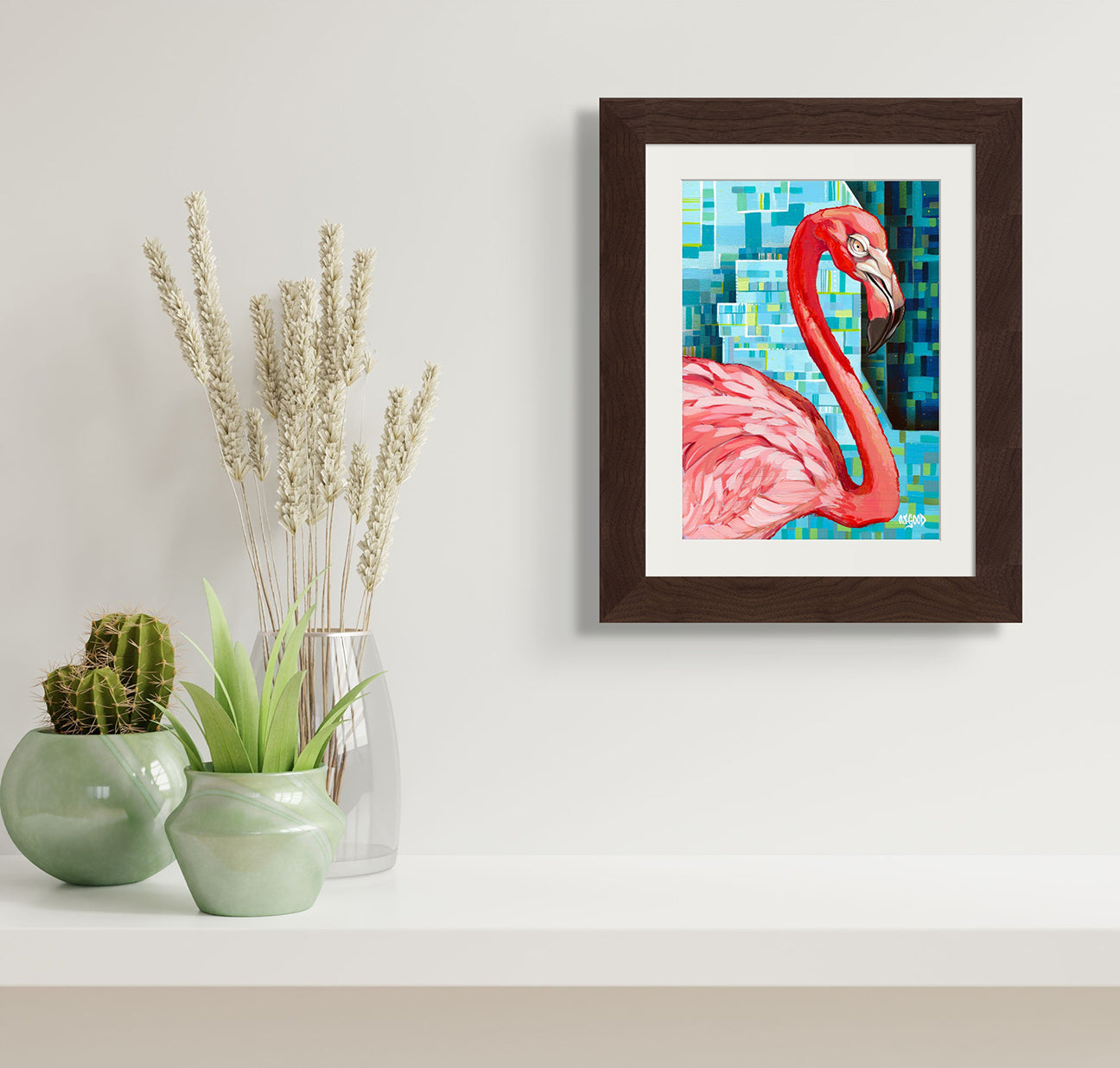 "Of Grace & Balance" Flamingo Fine Art Print