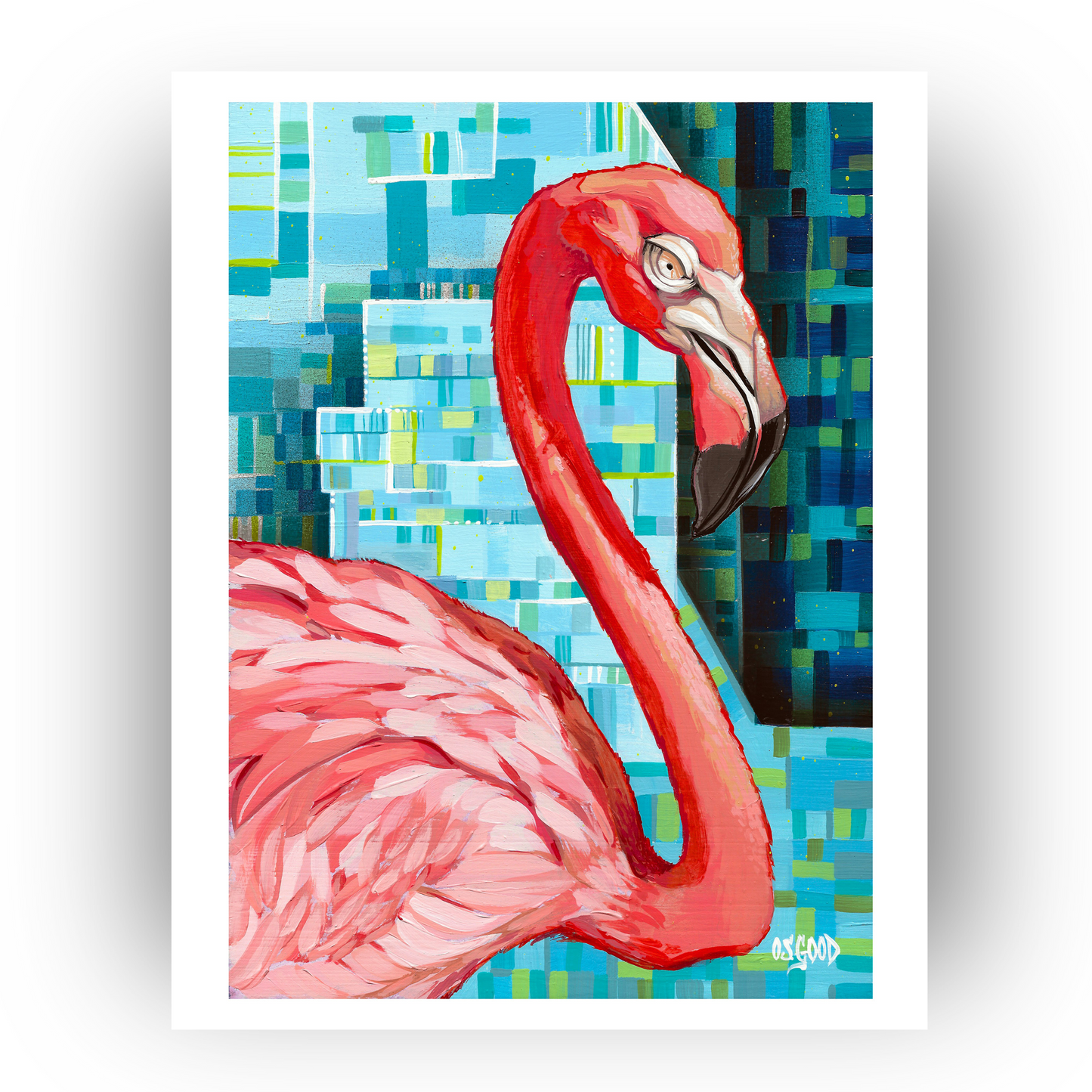 "Of Grace & Balance" Flamingo Fine Art Print