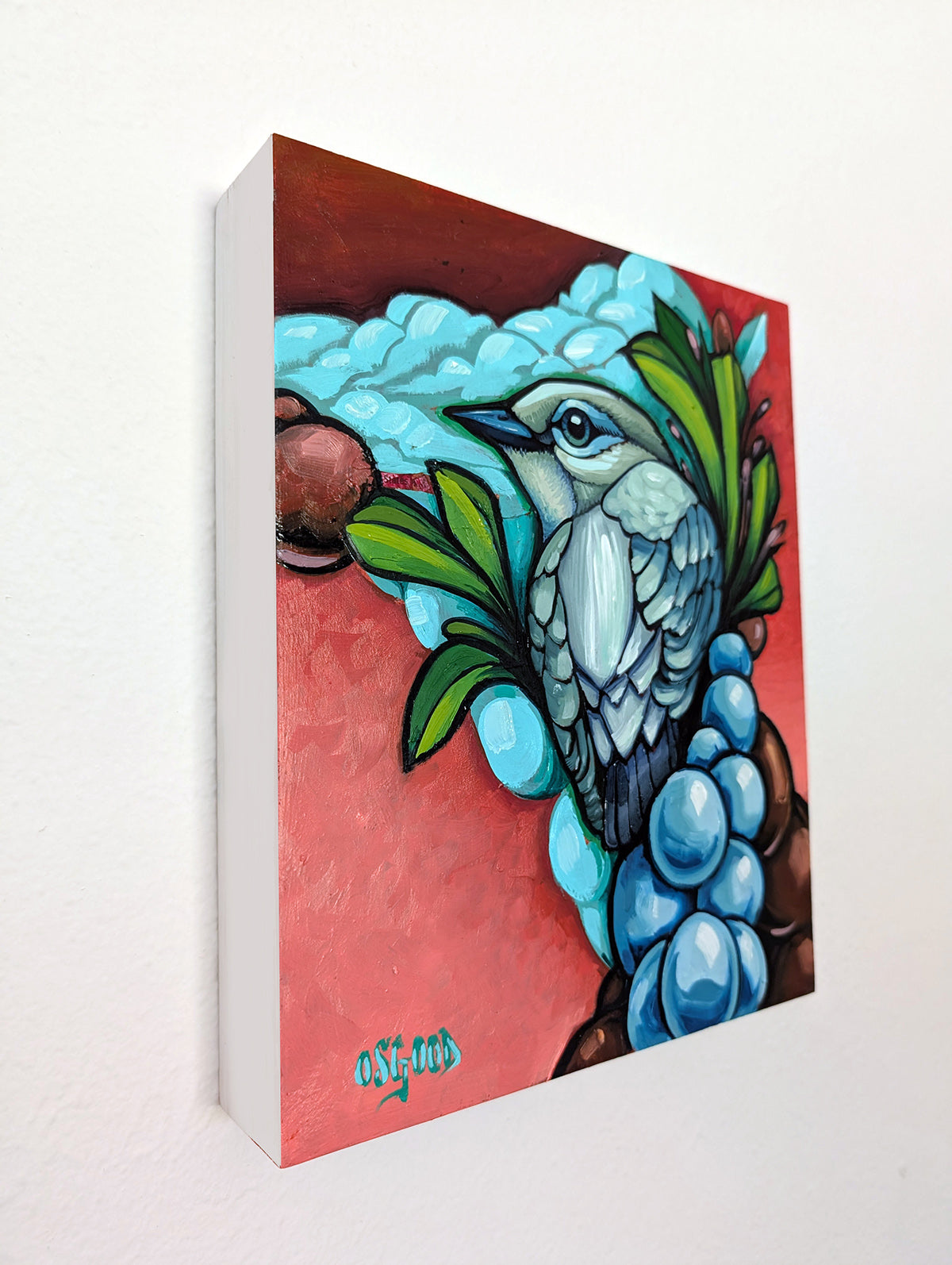 Prepping for Tomorrow Original Bird Painting