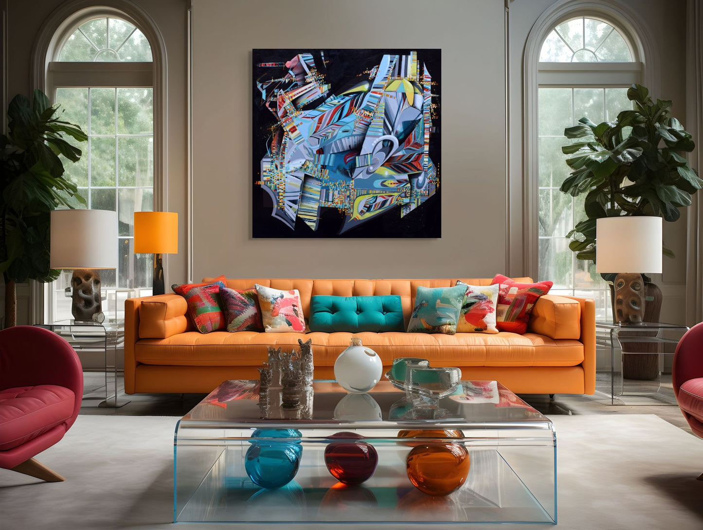Giving Up Is Not An Option Abstract Painting