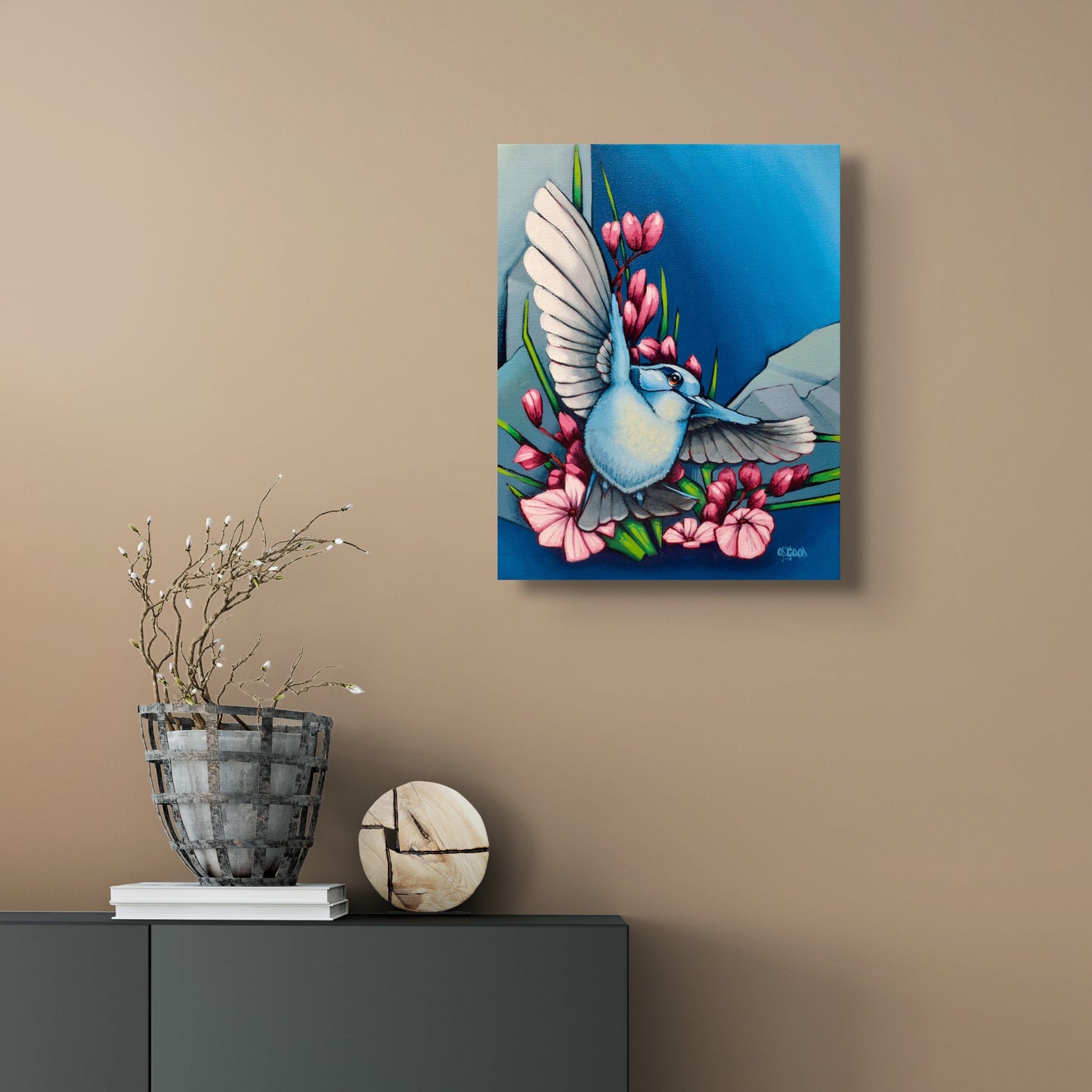 The Speed That It Travels: Original Painting