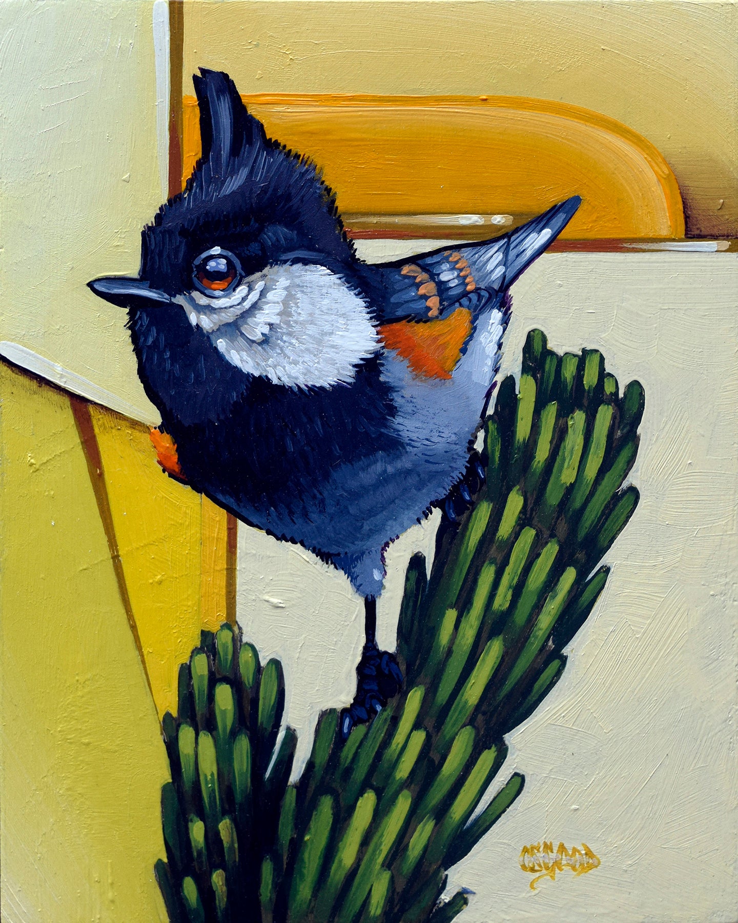 "Positive Direction #1" Original Bird Painting