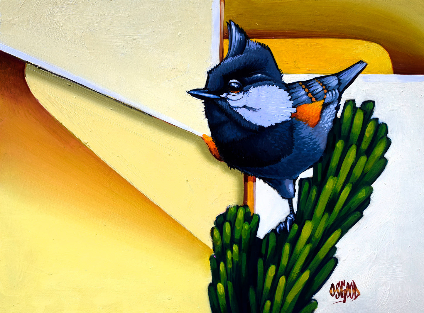 "Positive Direction No.2" Original Bird Painting