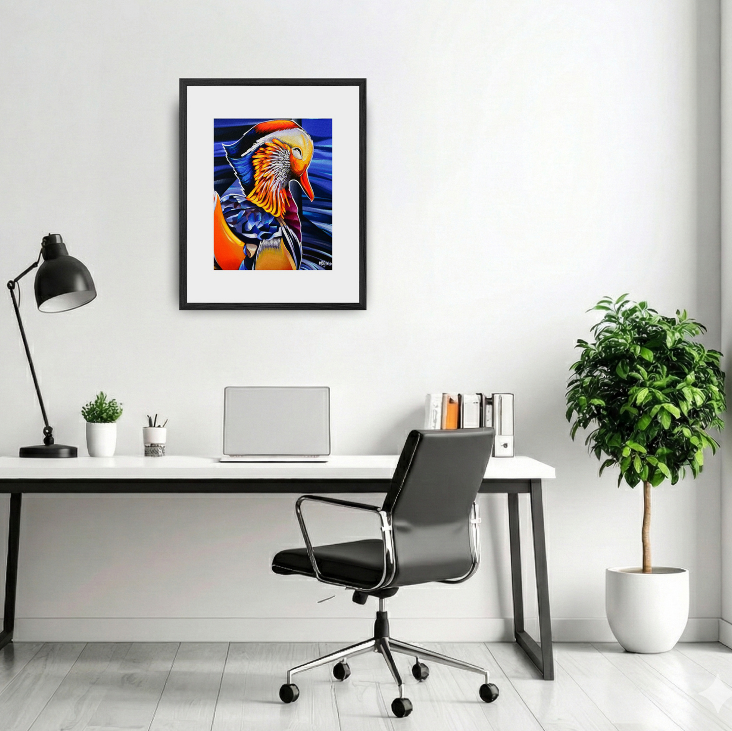 Mandarin Duck Fine Art Print