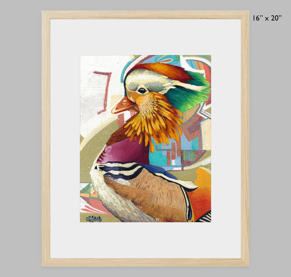 Oshidori Fine Art Print