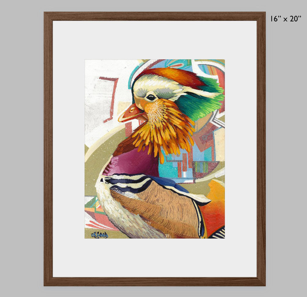 Oshidori Fine Art Print