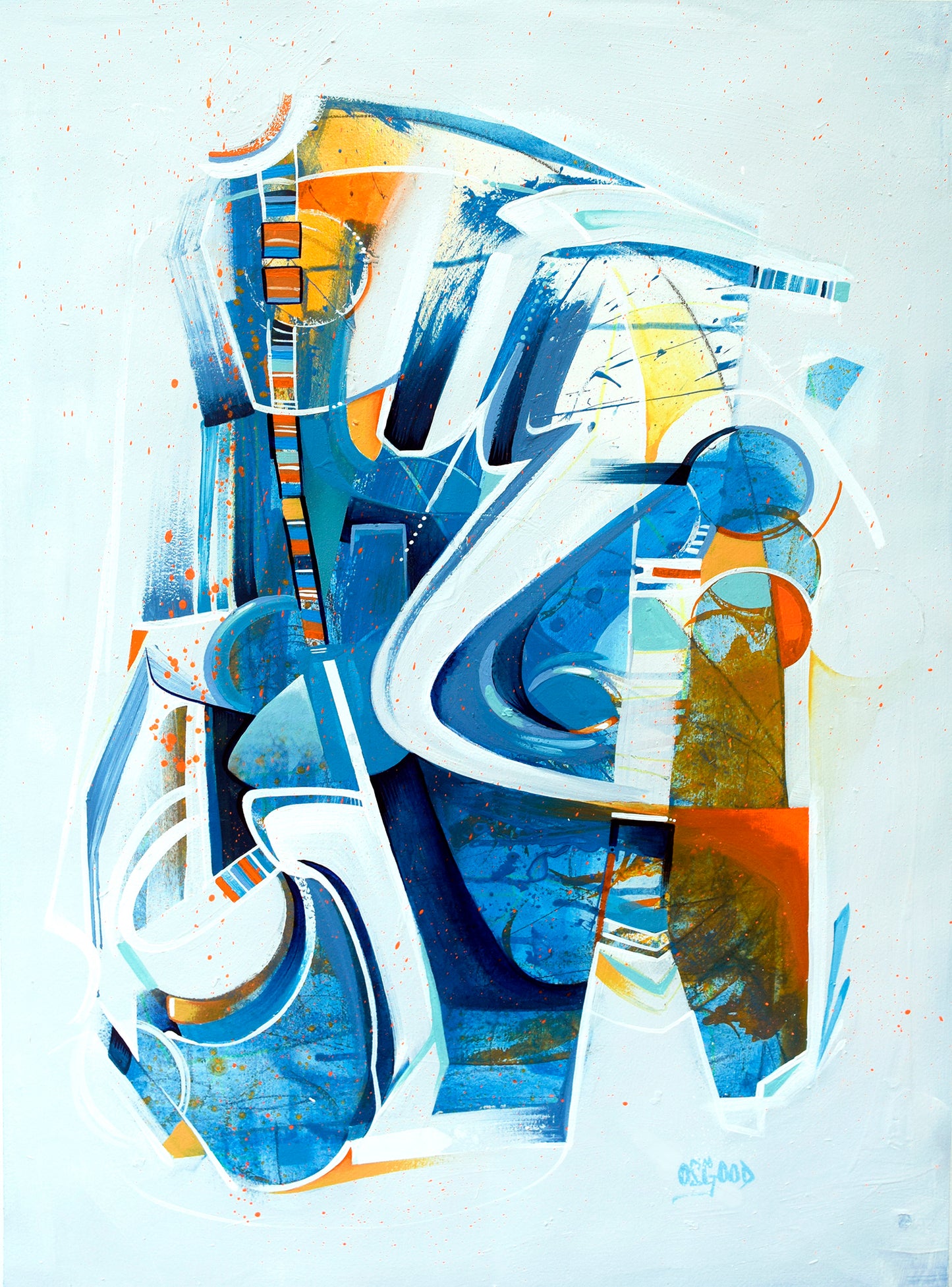 The Chosen Path Abstract Painting