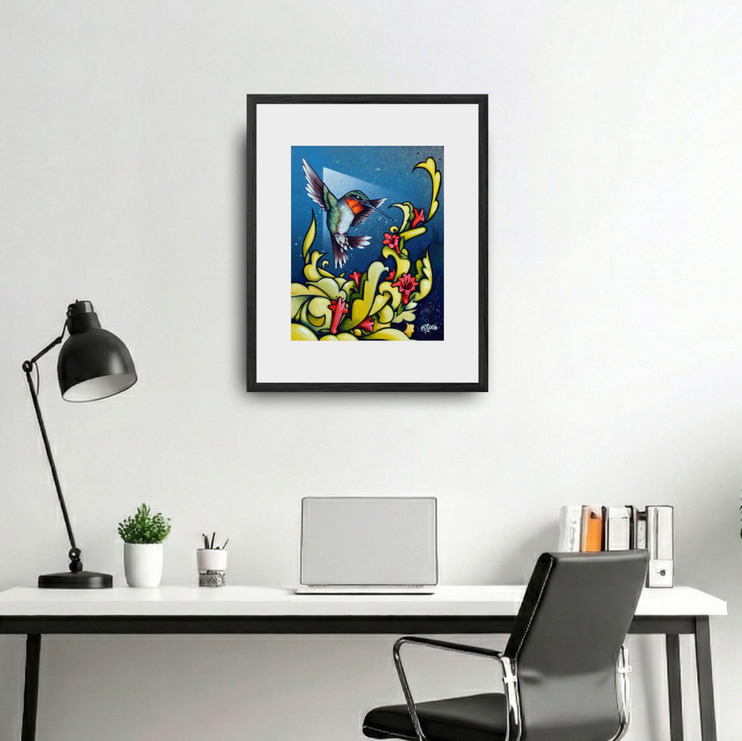 Velocity and Vibrancy Fine Art Print
