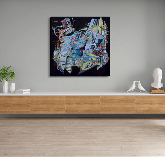 Giving Up Is Not An Option Abstract Painting