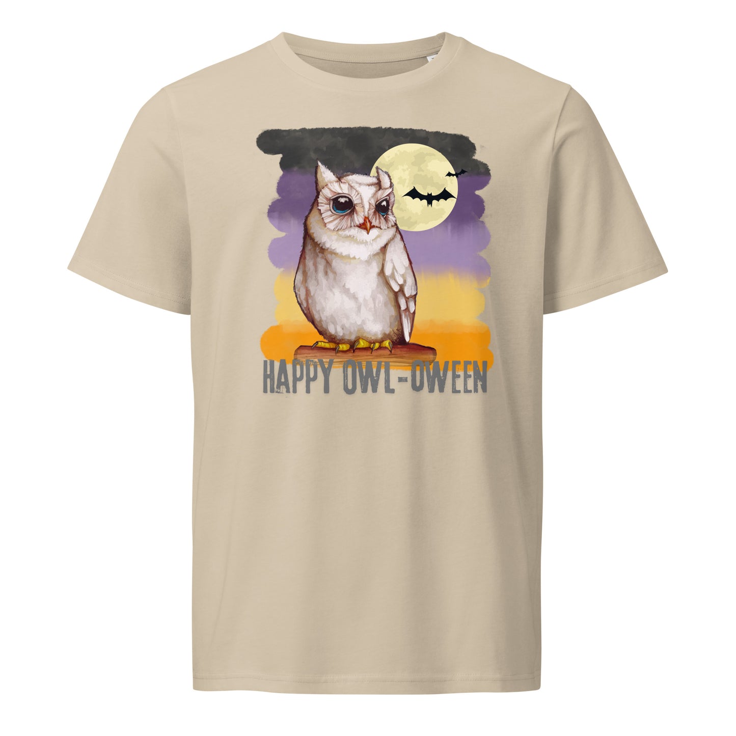 Happy Owl-Oween Organic Eco-Friendly Tee
